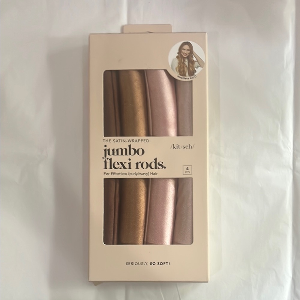 NWOT Kitsch Satin Jumbo Flexi Rods